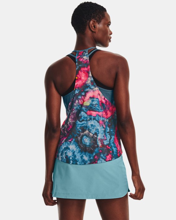 Women's UA Iso-Chill Strappy Tank, Blue, pdpMainDesktop image number 1